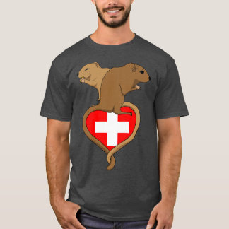 Gerbil Schweiz mörk 1 T Shirt
