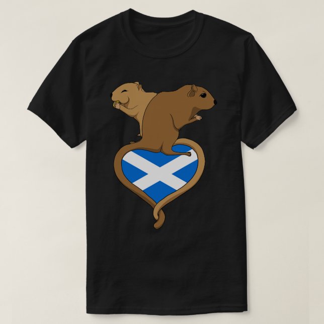 Gerbil Scotland light T Shirt (Design framsida)