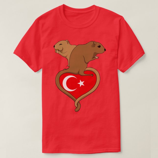 Gerbil Turkey light T Shirt (Design framsida)