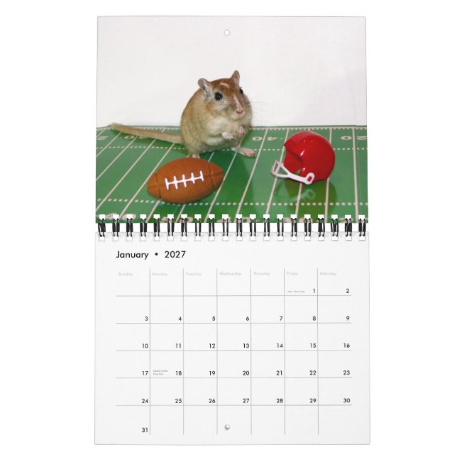 Gerbils Calendar (reprinten) Kalender (Jan 2027)