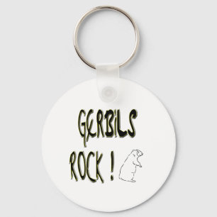 Gerbilssten! Keychain Nyckelring