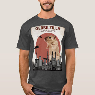 Gerbilzilla Giant Gerbil Monster T Shirt