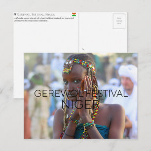 Gerewol-festival, Niger Reseskickkort Vykort
