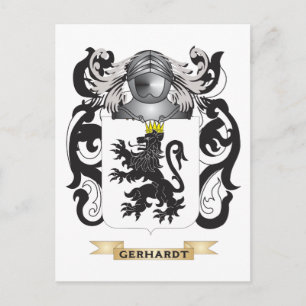 Gerhardt Jackar av Arm (Family Crest) Vykort