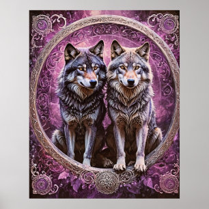 Geri och Freki Poster