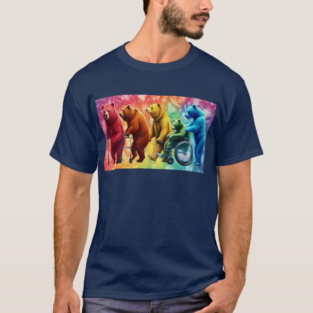 Geriatric Bears T-shirt (Framsida)