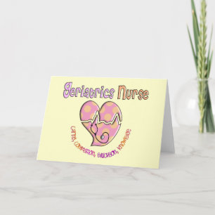 Geriatrics Nurse Gifts Kort
