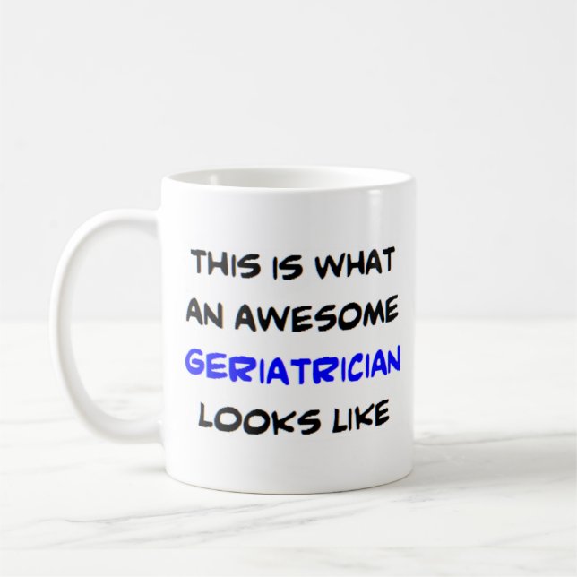geriatriker, fantastisk kaffemugg (Vänster)