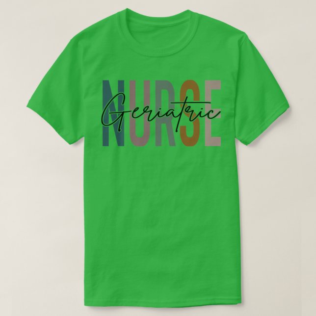 Gerimic Nurse Life Multifärgad Tee Gerionic Nurs (Design framsida)