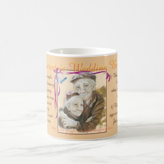 ’Geripediatriska Bröllop klockor’ Kaffemugg (Center)