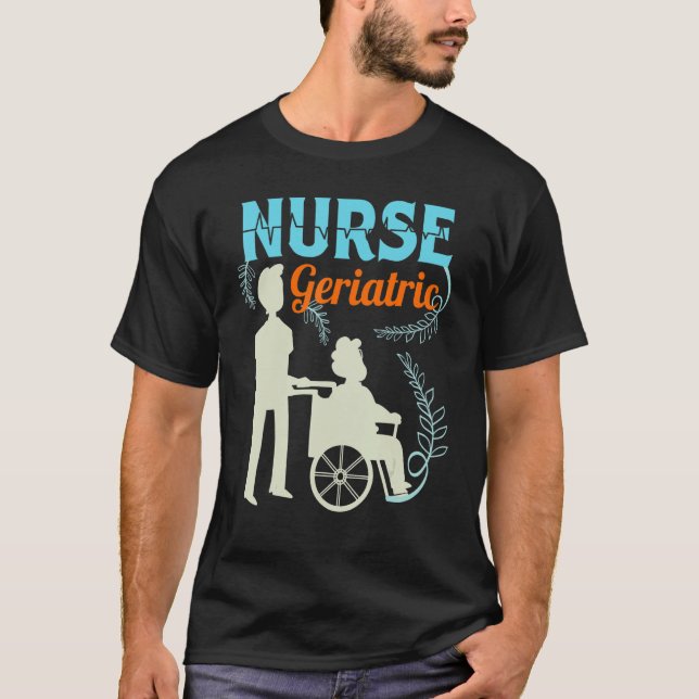 Geripediatriska sjuksköterskepresentant t shirt (Framsida)