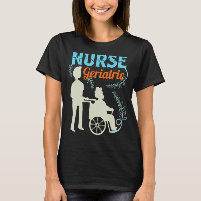 Geripediatriska sjuksköterskepresentant t shirt (Framsida)
