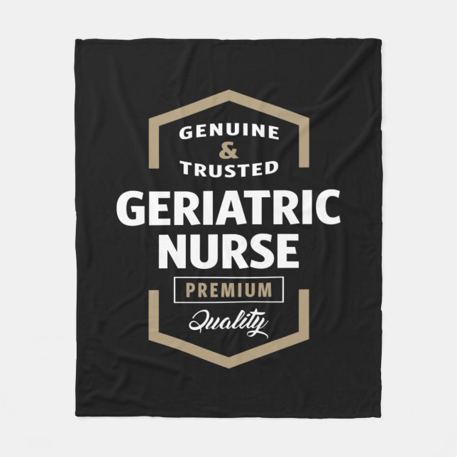 Geripediatriska sjuksköterskor | Gift-idéer Fleecefilt (Framsidan)