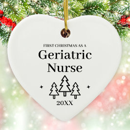 Geripediatriska sjuksköterskor Ny juljul Julgransprydnad Keramik