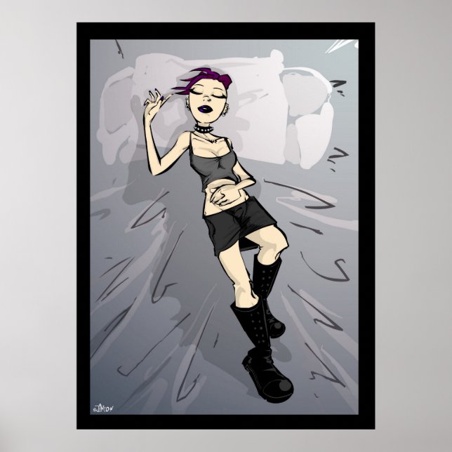 Germaine (klassisk illustration) Poster (Framsidan)