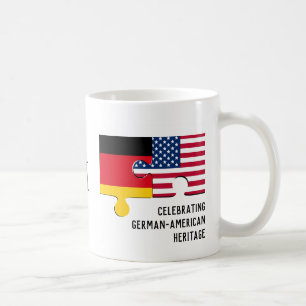 GERMAN AMERICAN Heritage   Monogram Kaffemugg