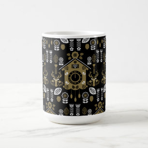 German Bauernmalerei Folk Art Kaffemugg