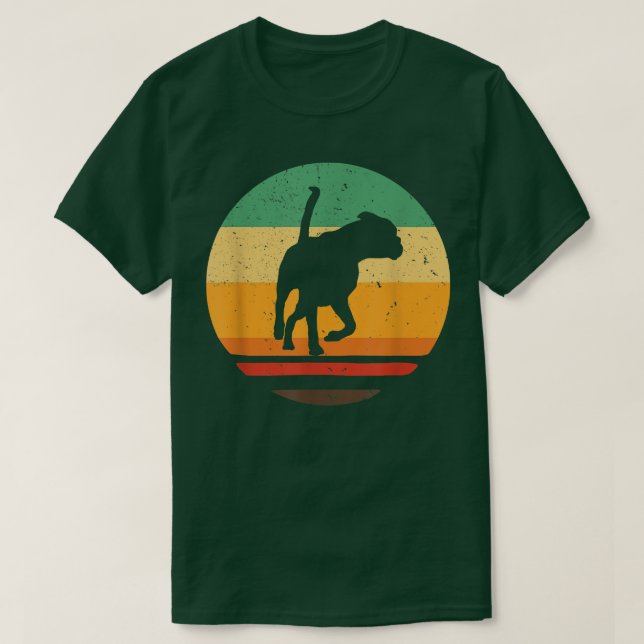 German boer dog or puppy owner Cool RETRO distress T Shirt (Design framsida)