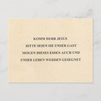 GERMAN BORD PRAYER VYKORT