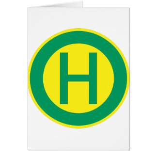German Bus and Tram Stop sign Haltestelle Hälsningskort