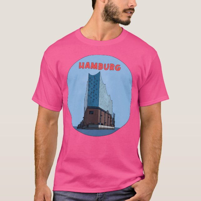 German City Hamburg T Shirt (Framsida)