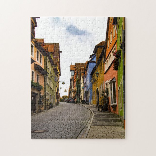 German City Street Pussel (Vertikal)