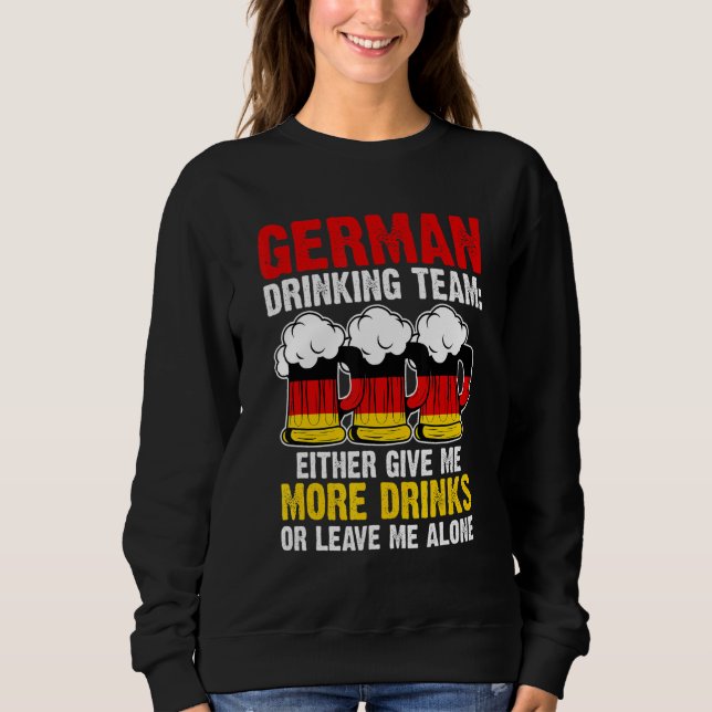 German drinking team give Germany drinking team ge T Shirt (Framsida)