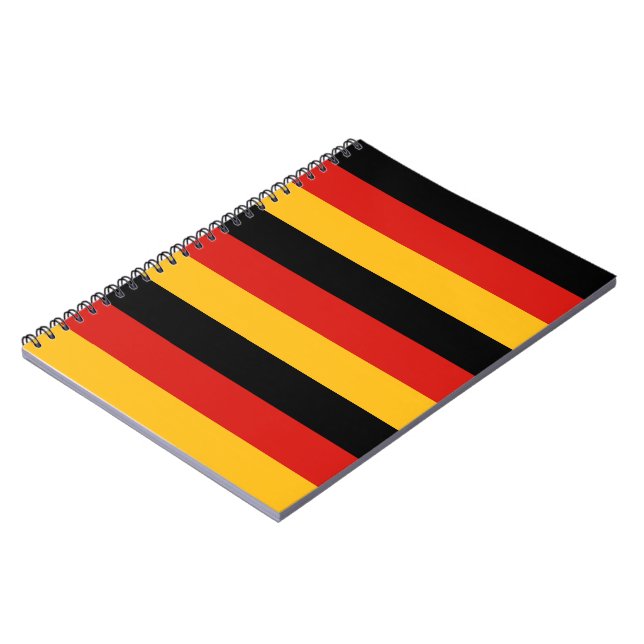 GERMAN FLAGGA FÄRG ANTECKNINGSBOK (Vänstra Sidan)