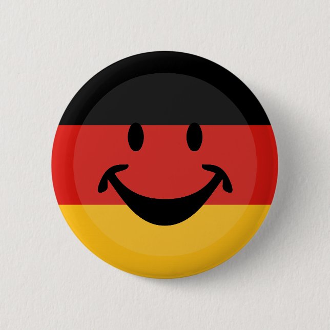 GERMAN FLAGGA FÄRG dina idéer Knapp (Framsida)