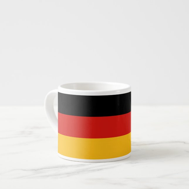 GERMAN FLAGGA FÄRG ESPRESSOMUGG (Framsida vänster)