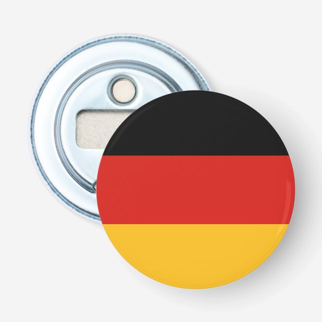 GERMAN FLAGGA FÄRG FLASKÖPPNARE (Framsidan)