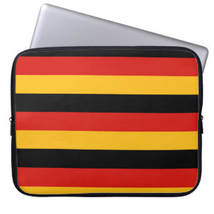 GERMAN FLAGGA FÄRG LAPTOP SLEEVE