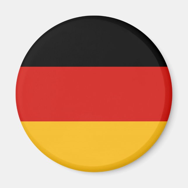 GERMAN FLAGGA FÄRG MAGNET (Framsidan)
