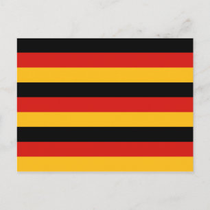 GERMAN FLAGGA FÄRG VYKORT