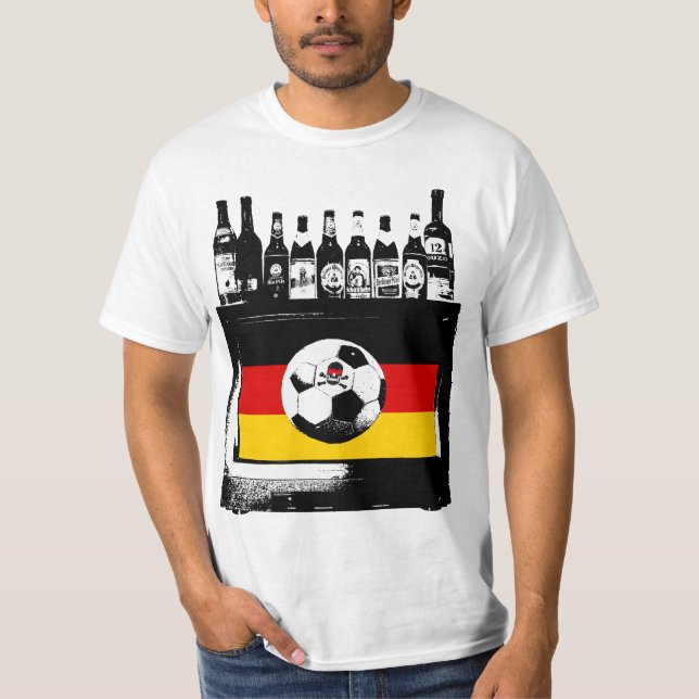German Fussballhimmel! Tee Shirt (Framsida)