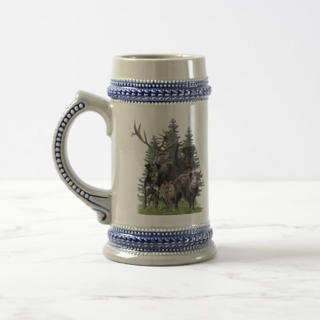 German Hunting Terrier (Jagdterrier)    Beer Stein Sejdel (Vänster)