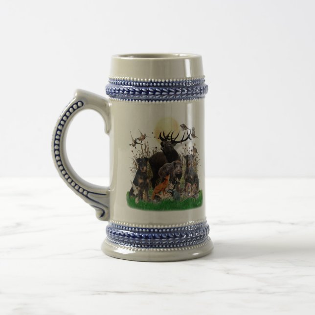 German Hunting Terrier (Jagdterrier)    Beer Stein Sejdel (Vänster)