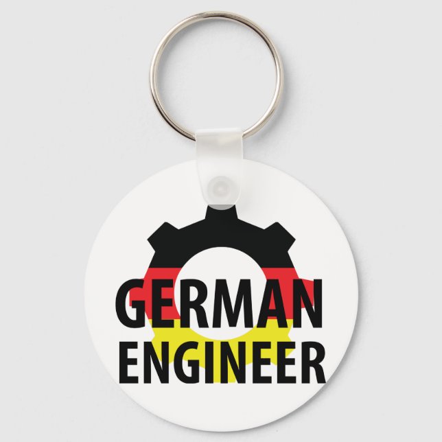 german ingenjör-tecken nyckelring (Framsida)