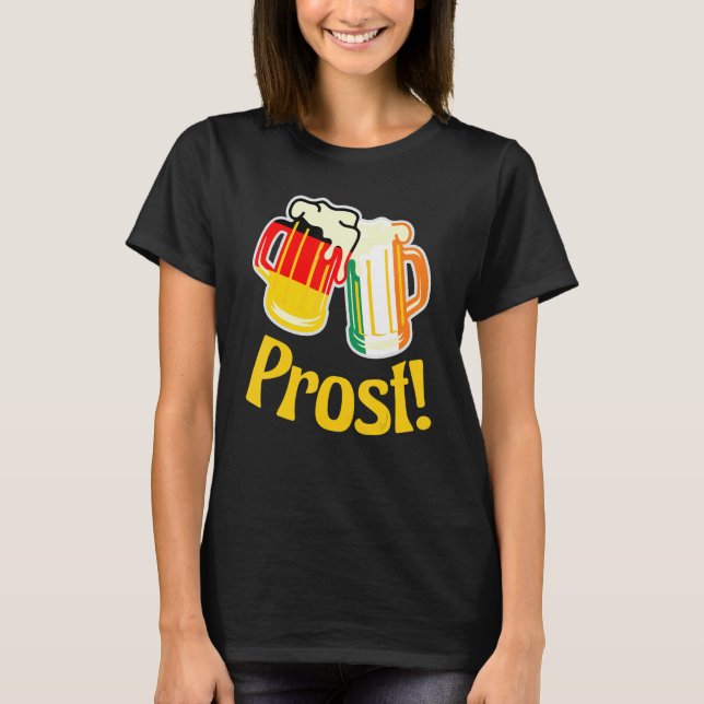 German - Ireland Cheer Prost T Shirt (Framsida)