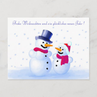 German Merry Christmas Postcard Helg Vykort