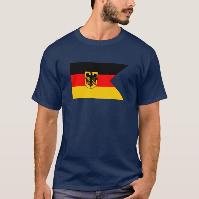 German Naval Ensign T Shirt (Framsida)