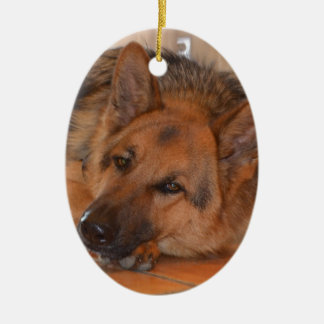 German shepard~-design Stella Julgransprydnad Keramik