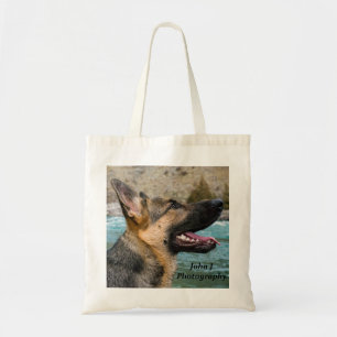 German shepard hänger lös tygkasse