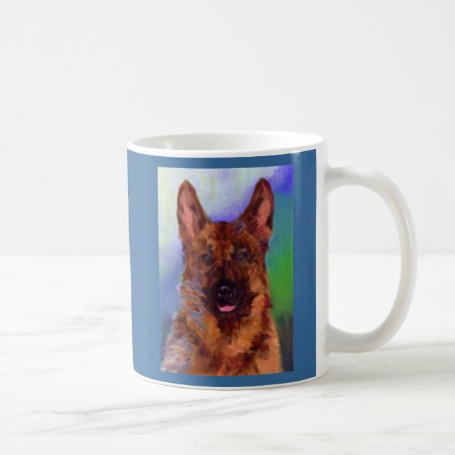 German shepard kaffemugg (Höger)