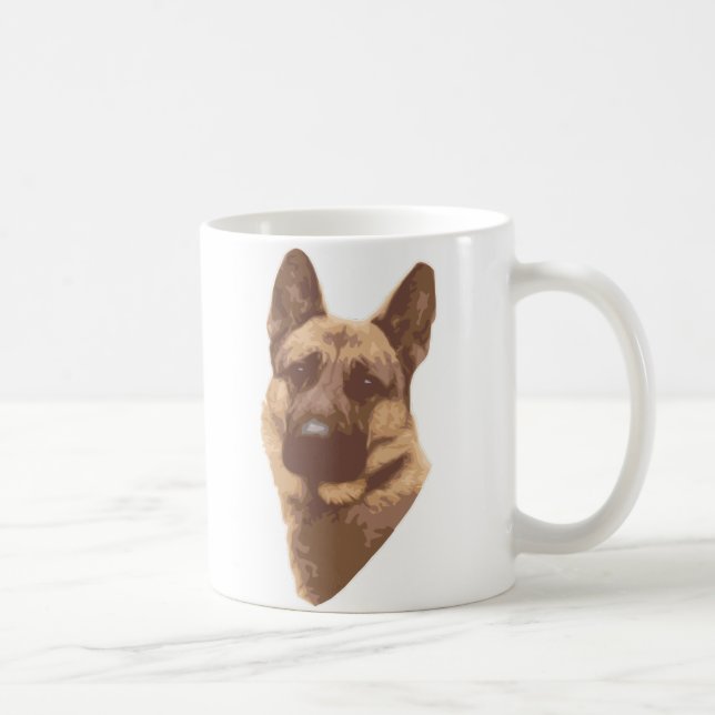 German shepard kaffemugg (Höger)
