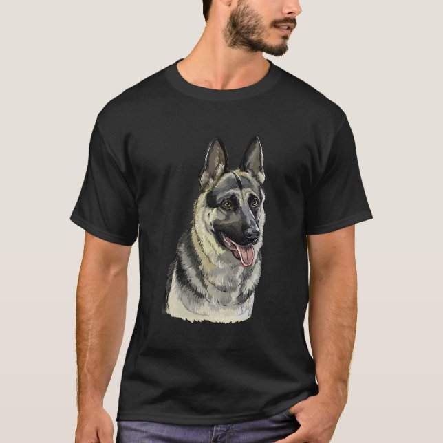 German shepard t shirt (Framsida)