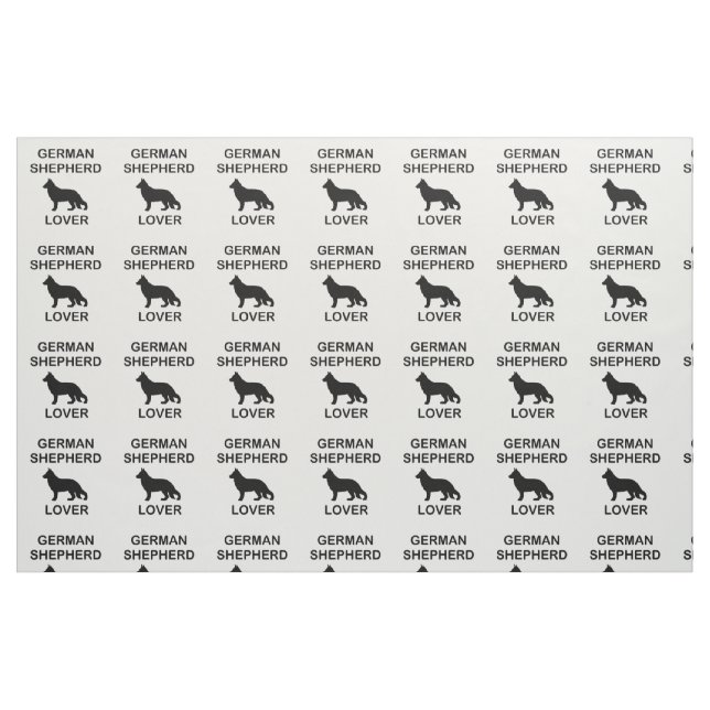 german shepherd älskare tyg (Fat Quarter)