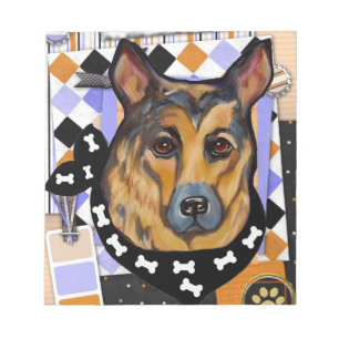 GERMAN SHEPHERD ANTECKNINGSBLOCK