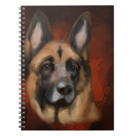GERMAN SHEPHERD ANTECKNINGSBOK