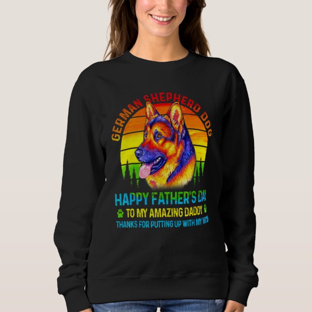 German Shepherd Dog Dad Ever Father's Day  Dog Dad T Shirt (Framsida)